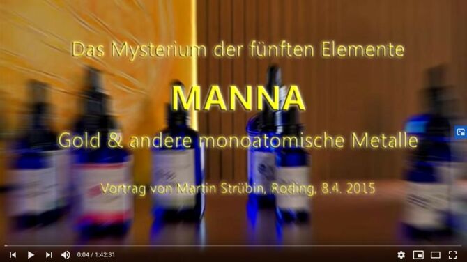 Vortrag Martin Strübin Manna - Das Mysterium der 5. Elemente | © Blaubeerwald Institut®
